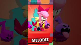 MELODIE Gameplay (Brawl Talk), new mythic brawler! #brawlstars #brawltalk #sandsoftime