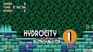 Sonic Mania - Hydrocity Zone Act 1 Special Stage Rings