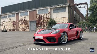 Porsche GT4 RS FULL SEND OFF THE START LINE! #porsche #porschecaymangt4 #gt4rs SOUND UP!