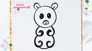 Cute Teddy Bear Drawing Easy Step By Step ll How to Draw Teddy Bear ll Teddy Drawing with Number 6