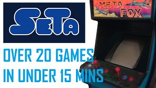 Over 20 Seta Arcade Games In Under 15 Minutes