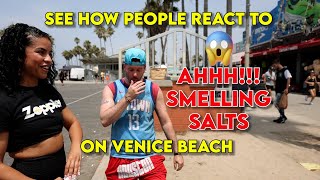 Smelling Salts Challenge - We Had People Try the Strongest Smelling Salts in the World - AHHH!!!