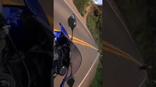 Motorcycle riding down Kaua'i, Hawaii. Yamaha R1 and R7. Island life