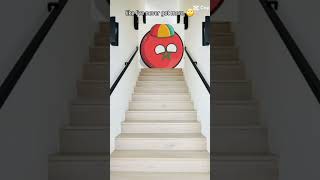 hi guys im gonna be jumping out of my stairs (recreated) #funny#meme#countryballs