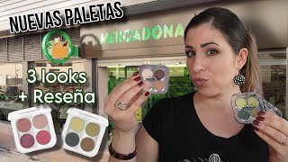 NOVEDAD MERCADONA❗Paleta 4 sombras LINEAL fijo - 3 Looks + reseña