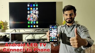 TCL tv Connect to Phone || Share Mobile Screen on Android Led tv || LED tv Connect to Phone