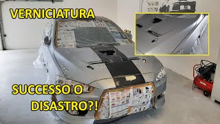 Respraying a Mitsubishi Lancer 2010  - Parte 3 - Verniciatura... Non è stato facile.