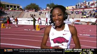 TEXAS RELAYS 2022 : BRITTON WILSON (ARKANSAS) HITS AGAIN WL AND PB IN 400HURDLES !