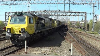 Stockport 6 Loco Convoy and Freight Trains 24th April 2021