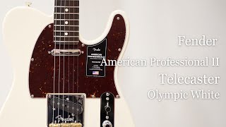 White Guitars - Fender / American Professional II Telecaster - Olympic White