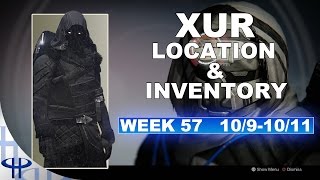 Destiny - Xur Day! Location & Exotic Weapons and Armor - Week 57 (Oct 9-11)