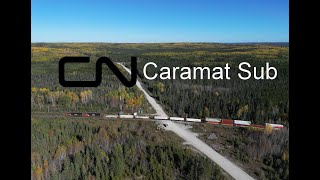 CN trains on the Caramat Subdivision ~ September, 2024