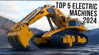 World's NEWEST All-Electric Construction Machines 2024