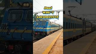 Dual WAG-7 full loaded locamativ #railway #locomotive