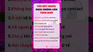 Cách thu hút người khác không cần theo đuổi #follower #shorts #baihoccuocsong