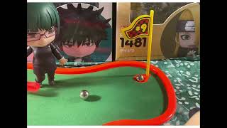 My JJK nendos play mini golf!: stop motion animation (Our nendoroid Family)