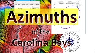 Azimuths of the Carolina Bays