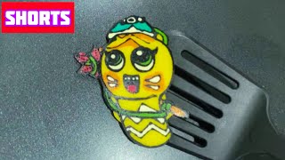 Pancake Art Larva Mango Shorts | LEMON Pancake