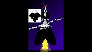 Speed-Draw: Inkscape Cartoon Rocket