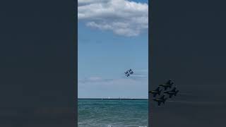 #air #show #michigan #chicago #plane #sky #water#lake #reels #video #shorts #funny #play #views