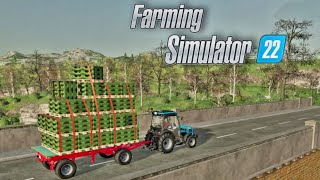 I used a tiny Landini to transport lettuce 🥬. #farmingsimulator22