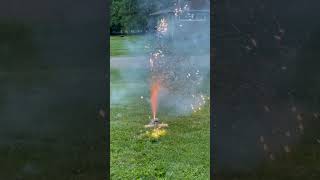 Disco Turkey firework review #fun #fountain #fireworks #outdoors @MindlessBuilders