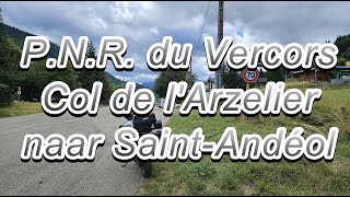 P.N.R. du Vercors Col de l'Arzelier naar Saint-Andéol Honda CRF 1000 ATAS