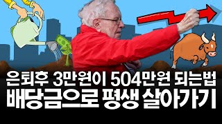 은퇴후 3만원→504만원 되는법, 배당금으로 평생 살아가기 (ft. SCHD 긴급분석)