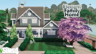 ELEGANT FAMILY HOME 🏠 [NO CC] | Sims 4 | Speed-Build + Video Voiceover