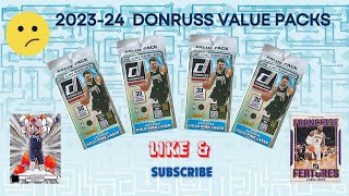 Rough Packs to take in!🤣😂 2023-24 Panini Donruss Value Packs Reviews!