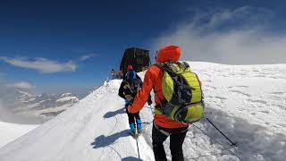 Zumsteinspitze e Punta Gnifetti/Signalkuppe (4.573 - 4.554m s.l.m.)