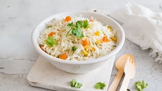 Mexican White Rice With Corn & Vegetables