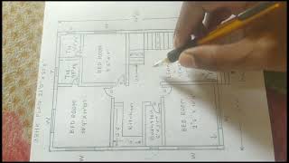 3BHK House Plan ।। House Design।।