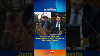 En Radio Camila junto a Luis Valdebenito, Presidente de la Junta de Vecinos El Parrón – Tucapel.