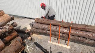 Bulk Log Sawhorse - Chainsaw Multiple Logs at Once // BLS-3H (400KG*)