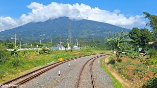 View Gunung Salak || Stasiun Maseng-Cigombong