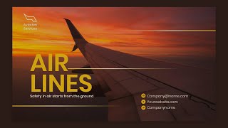 Aviation Airlines Services PowerPoint Presentation Template