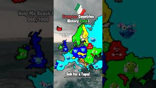 European Countries by History Rank (Part 2) || #mapping #geography #europe