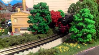 N scale Roco 2-10-0 Steam train