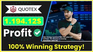 SMA Strategy Combined With The Latest BOT Software, The Accuracy Is Amazing - Guaranteed 100% Win