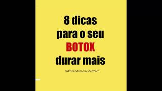 Como fazer seu BOTOX durar mais