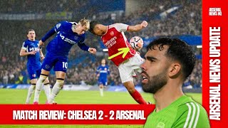 Arsenal's INCREDIBLE Fightback Stuns Chelsea! Thrilling 2-2 Draw Highlights! Raya’s Mistakes #CHEARS