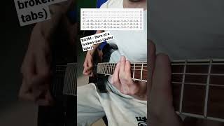 Rage Against the Machine - Born of a Broken man (guitar tab)