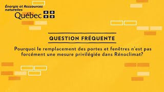 Questions fréquentes | Capsule 4 : remplacement des portes et fenêtres