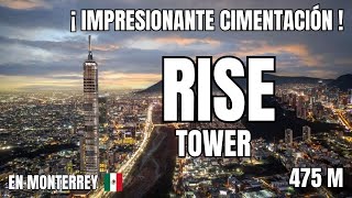 Avances de la cimentación de Torre Rise el futuro rascacielos más alto de latinoamerica en Monterrey