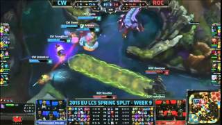 CW Soren Ahri VS Roccat Jankos Gragas Highlights {EPIC}   2015 EU LCS Spring W9D1