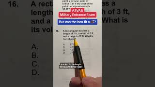 ASVAB Math Knowledge AFQT  practice 16