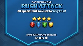 Empires & Puzzles - 4* Raid Tournament - Rush Attack - Day 1