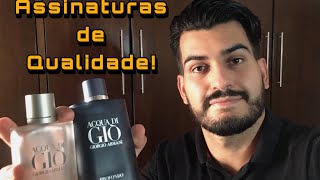 Perfumes Assinaturas! Aqcua Di Giò Pour Homme e Profondo!