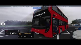 Roblox London & Catford: Enviro 400 MMC Stagecoach Route 47 to Lewisham from the bus garage bus stop